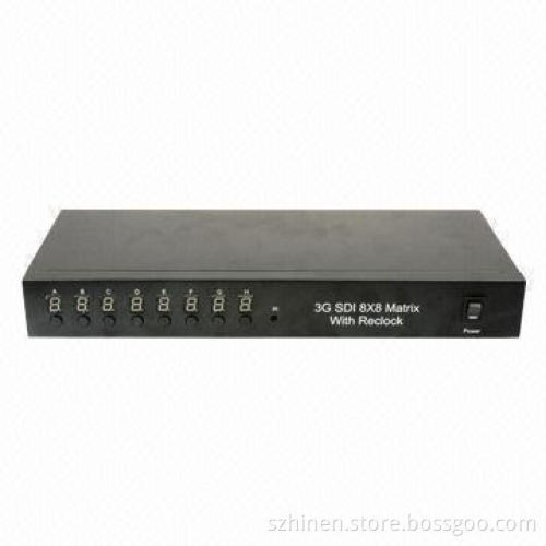 3G SDI 8*8 Matrix with Reclock 3G SDI Matrix